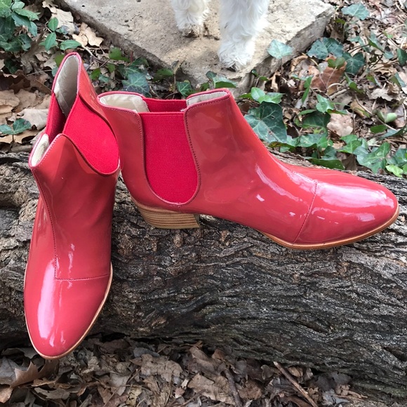 Plomo Patent Leather PullOn Rain Boots - Picture 2 of 8